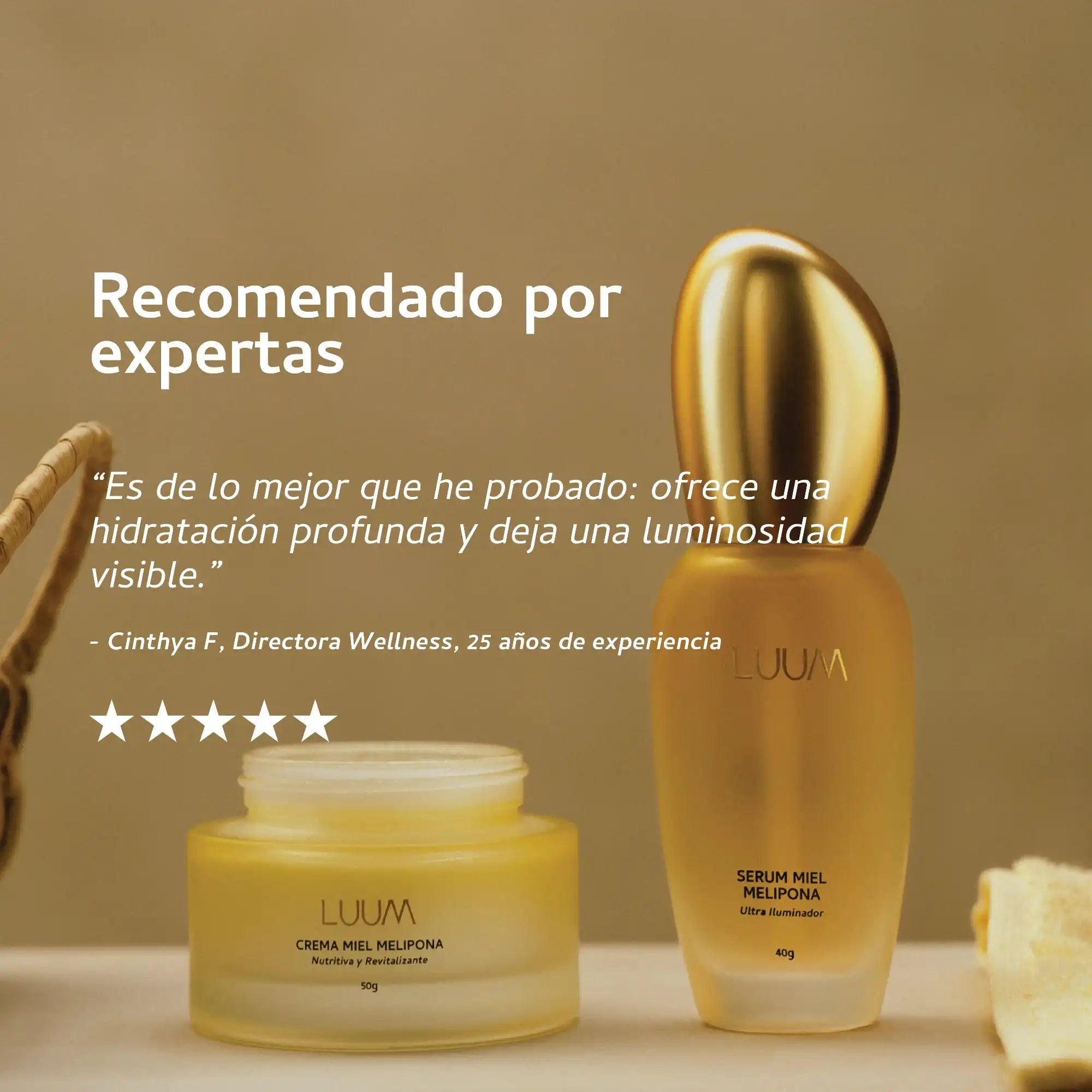 Ritual Completo LUUM recomendado por Cinthya F, Directora Wellness con 25 años de experiencia — 5 estrellas